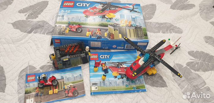 Lego City пожарная станция