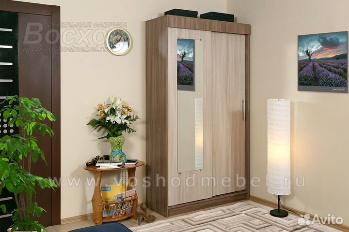 Шкаф-купе кх-2-42 1 зеркало