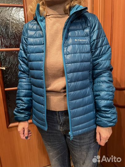 Пуховик женский декатлон