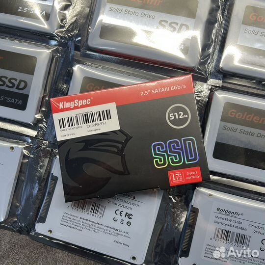 Новые SSD 128gb, 256gb, 512gb