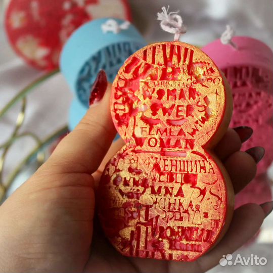 Свеча / подарок на 8 марта