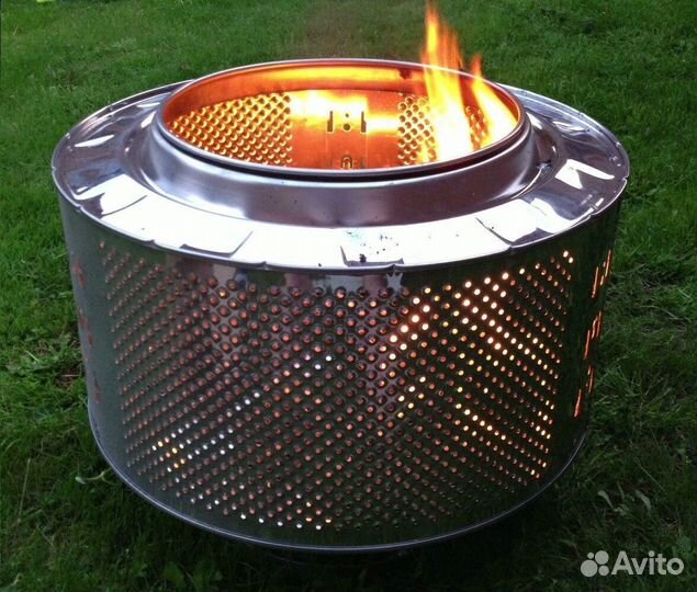 Мангал.Барбекю.Очаг(это барабан из нержавейки)