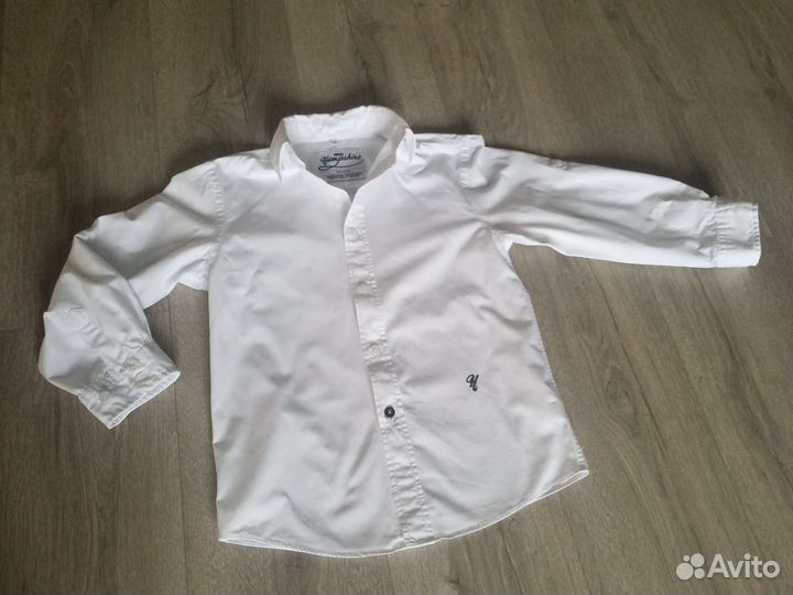 Белые рубашки р.122, 128, 146