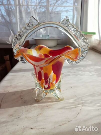 Хрустальная ваза