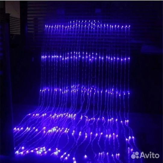 Гирлянда штора водопад 3*3