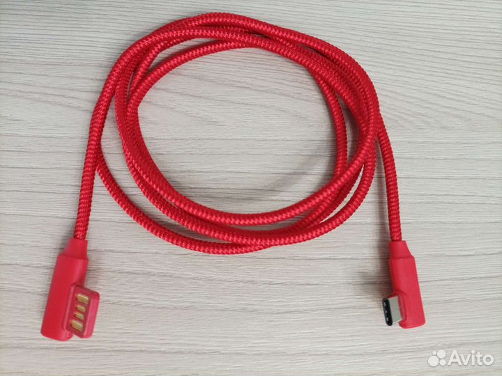 Кабель USB/type-C, быстрая зарядка, новый, 123 см