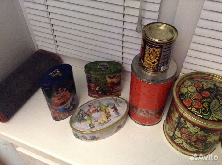 Жестяные банки для сыпучих продуктов