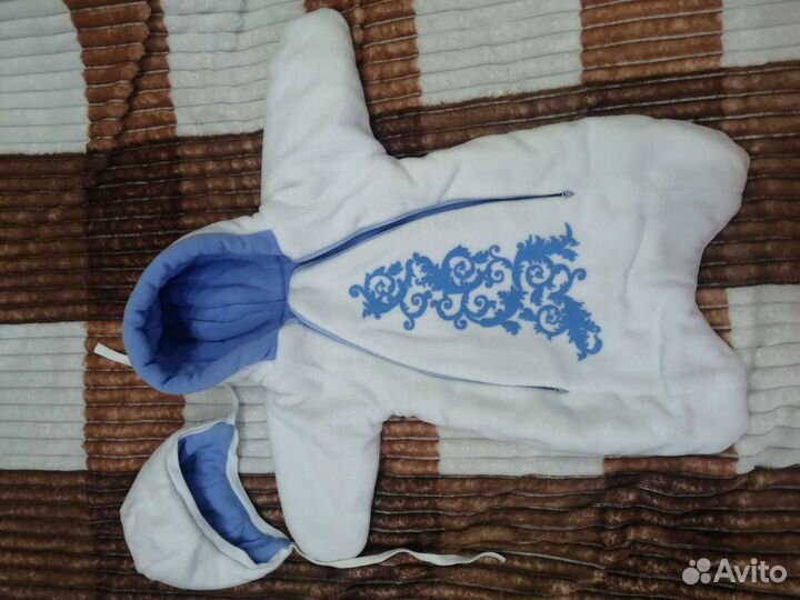 Конверт одеяло на выписку зима