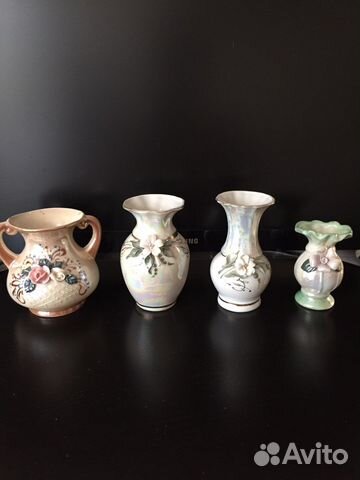 Фарфоровые вазочки маленькие, для цветов