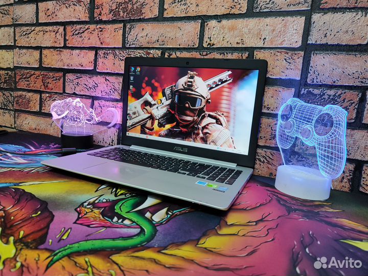 Игровой asus i7 4Gb Видео 12 озу SSD