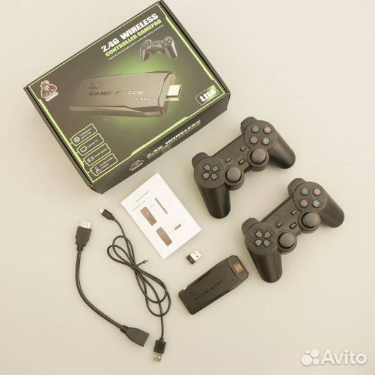 Игровая приставка Game stick 64gb 4K (дэнди, сега)