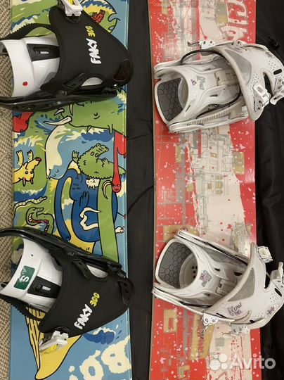 Сноуборд детский 130 см с креплениями