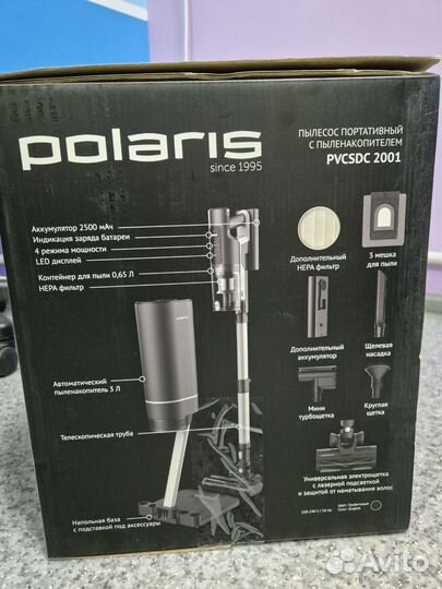 Беспроводной пылесос Polaris pvcsdc 2001