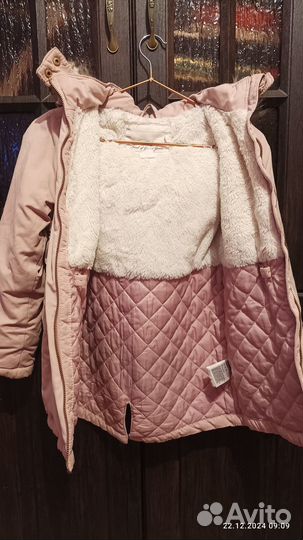 Парка демисезонная H&M для девочки 134
