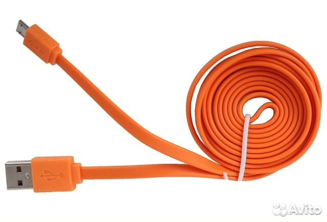 Шнур USB micro AT-700V резиновый 1м