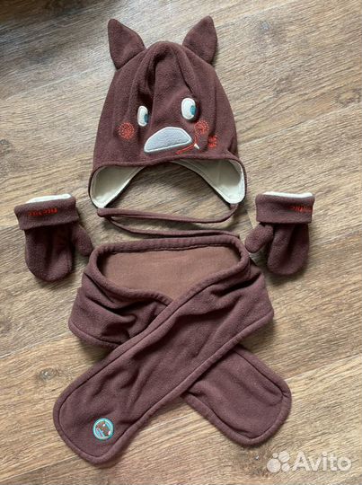 Шапка, шарф, варежки