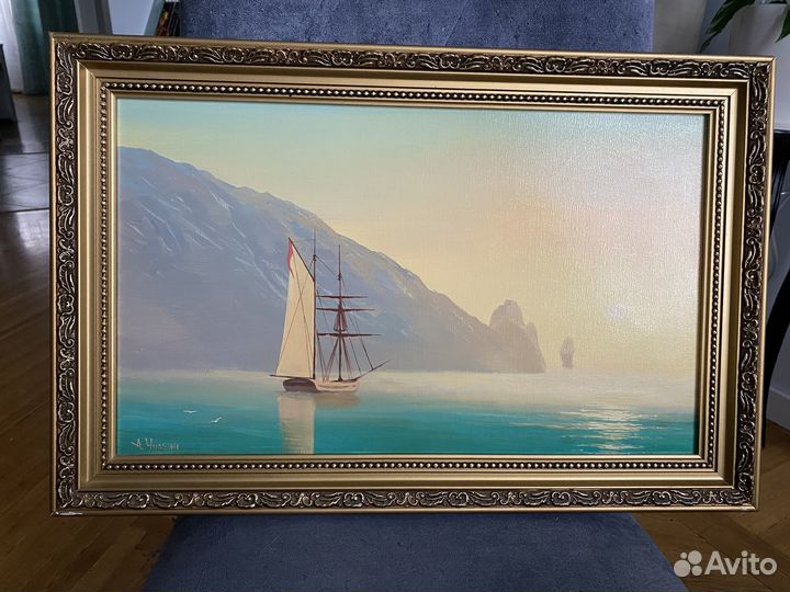 Картина морской пейзаж художника А. Чурзина