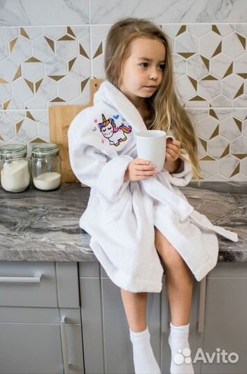 Халат с вышивкой