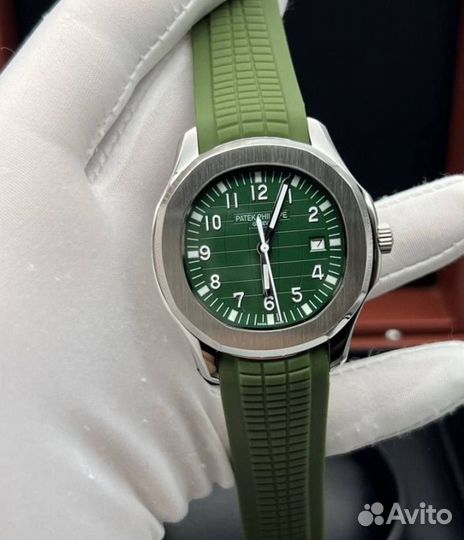 Patek Philippe steel green часы