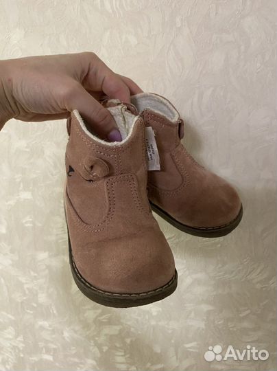 Сапоги ботинки для девочки hm 20-21