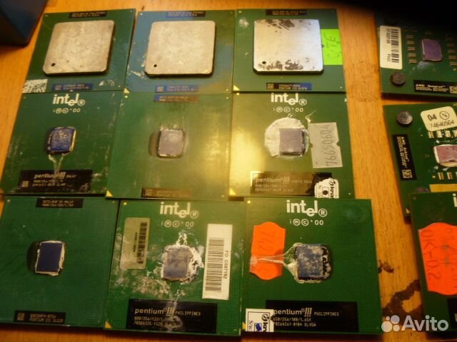Старые процессоры интел и амд