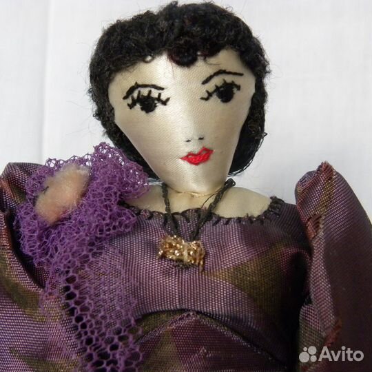 Кукла старинная. Текстильная