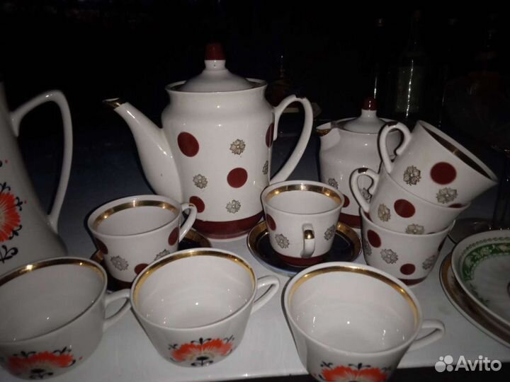 Советский фарфор сервизы
