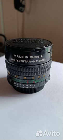 Объектив MC Zenitar-N2,8/16 под Nikon
