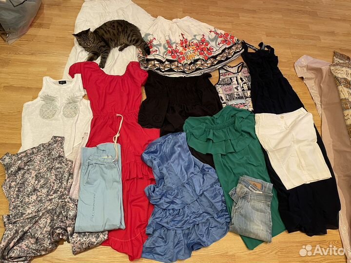 Большой пакет женских вещей пакетом 42