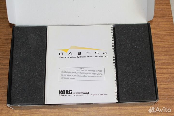 DSP-аудиокарта Korg Oasys PCI