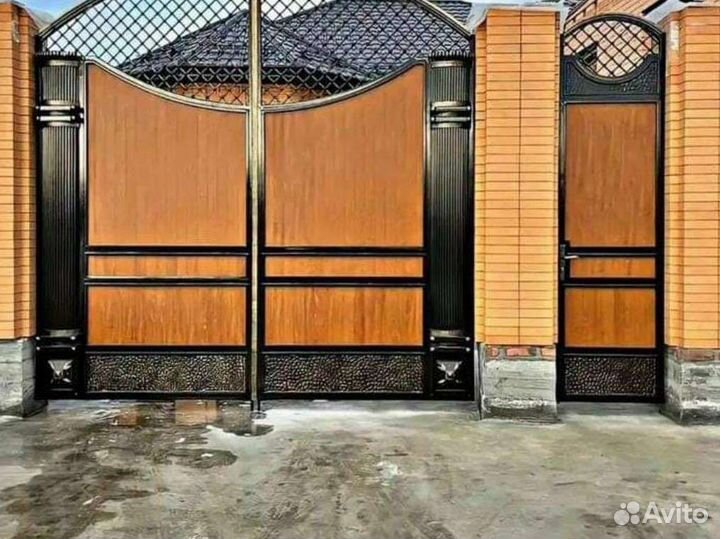 Ворота кованые