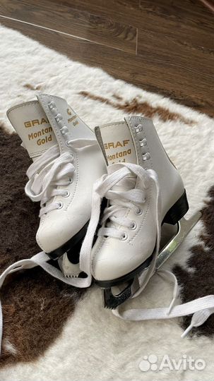 Детские коньки Graf Montana Gold. Размер 26