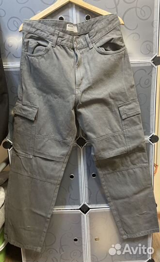 Штаны карго широкие