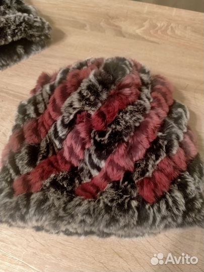 Шапка зимняя женская кролик