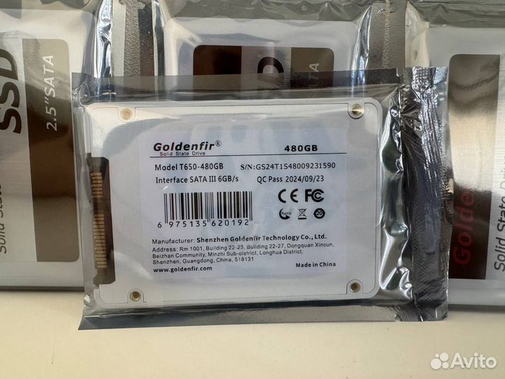 Новый SSD 480Gb