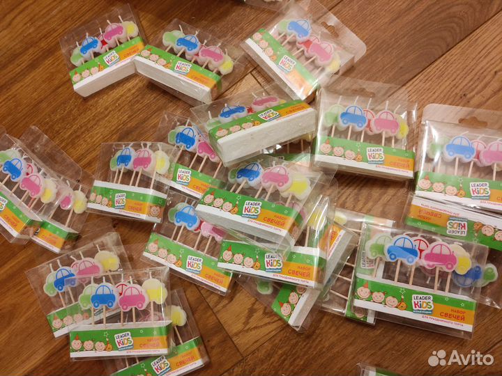 Свечи для праздничного торта детские (5 шт. в упак