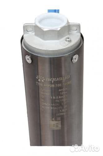 Насос скважинный Aquario ASP2B-100-100BE Black