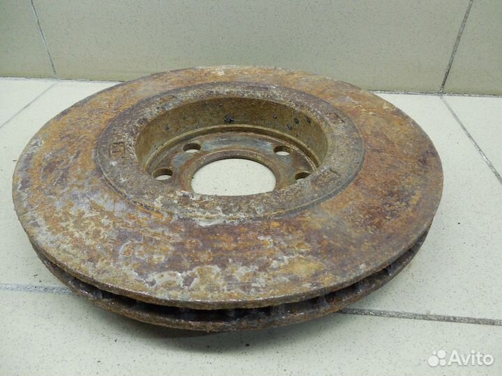 Диск тормозной передний вентилируемый Aveo (T200)