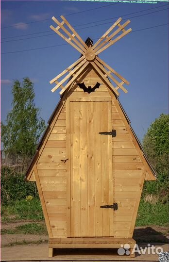 Дачный туалет с установкой