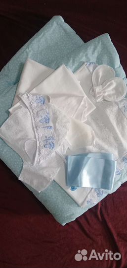 Комплект на выписку для мальчика