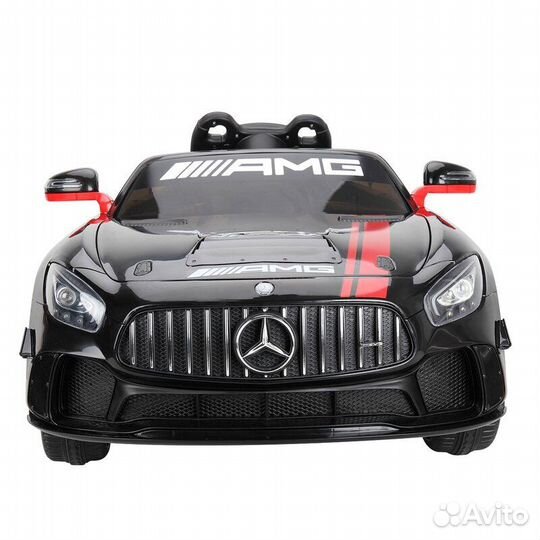 Детский электромобиль Hollicy Mercedes GT4 AMG Carbon Black 12V - SX1918S-black-paint