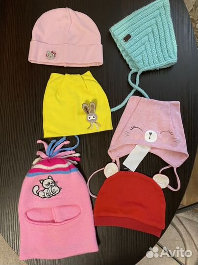 Шапки для девочки 44-46,46-48