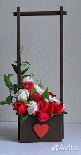 Мыльные цветы на 8 марта