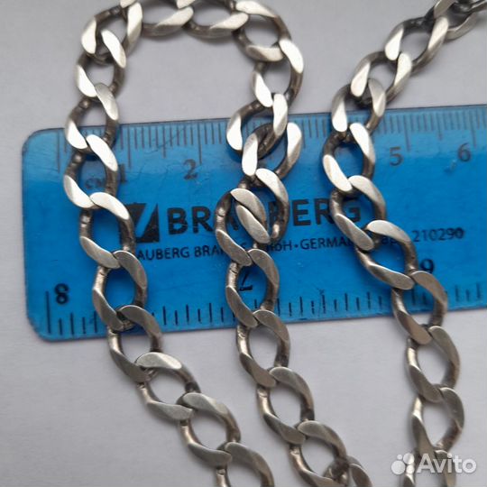 Цепочка массивная серебро