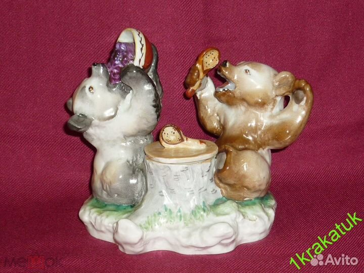 Чернильница медведи, мишки сладкоежки лфз