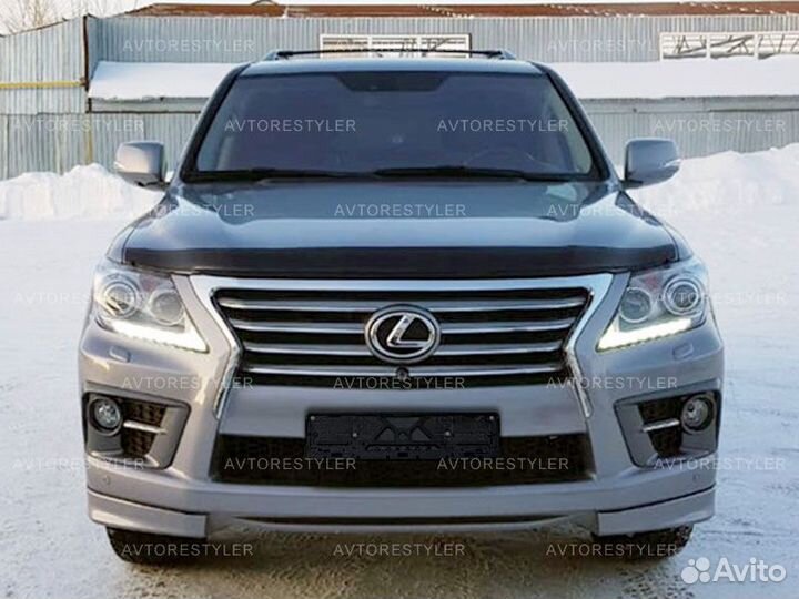 Обвес переднего бампера Lexus LX570 F-Sport 2012+