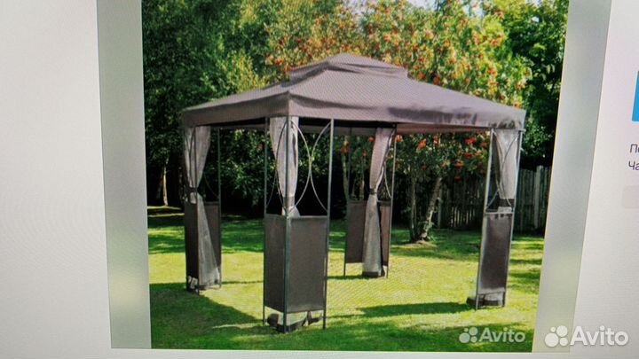 Каркас беседки металлическая бу без шатра