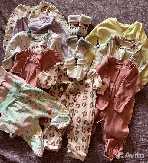 Вещи пакетом для новорожденных