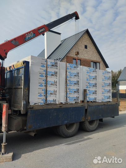 Газобетонные блоки с завода Бонолит