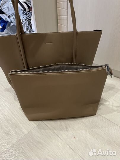Сумка шоппер натуральная кожа